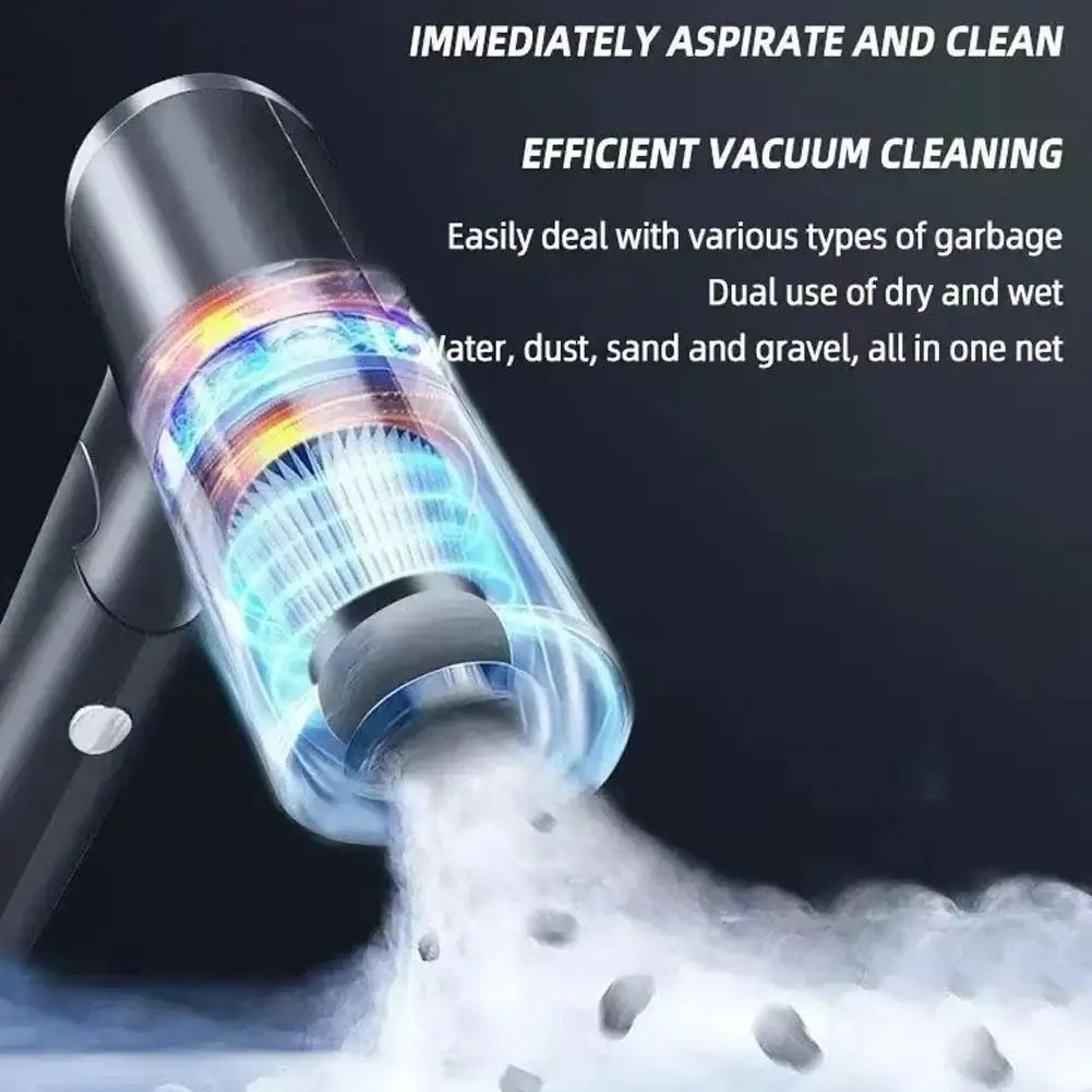 Wireless High-Power Rechargeable Handheld Car Vacuum Cleaner