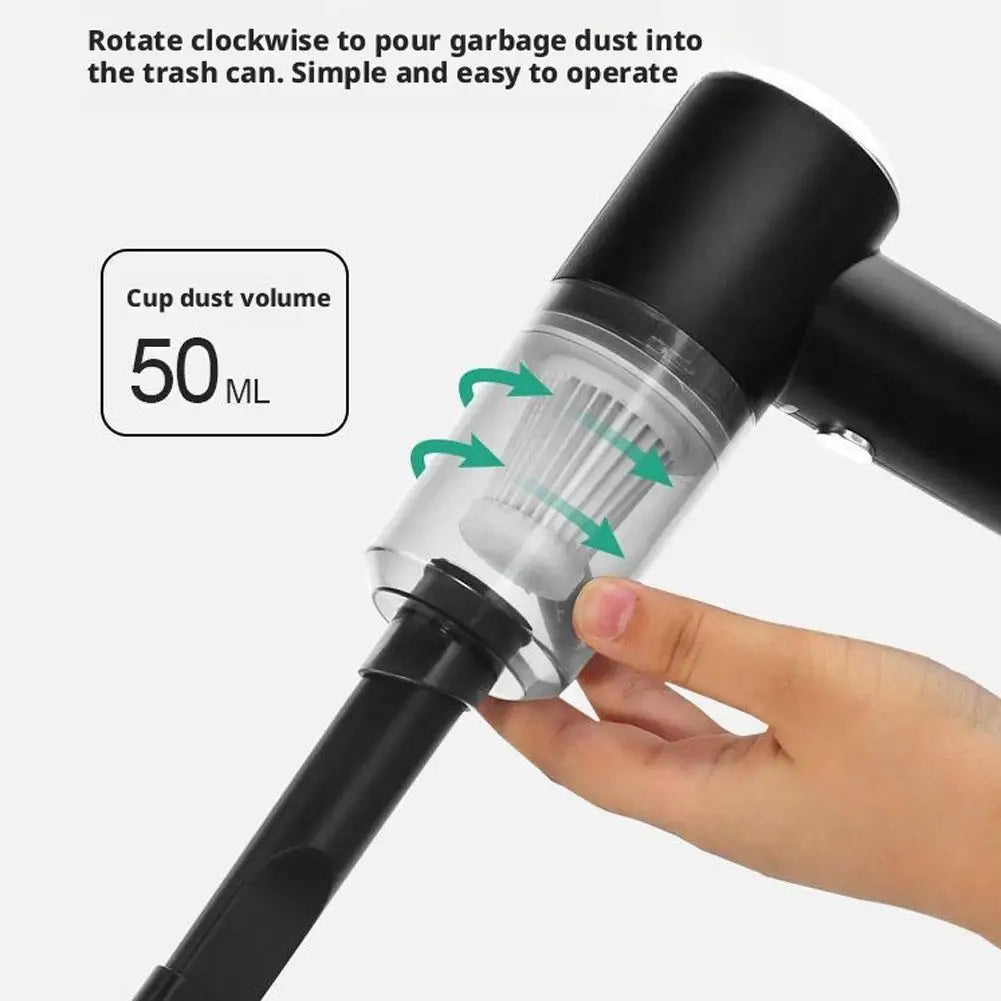 Wireless High-Power Rechargeable Handheld Car Vacuum Cleaner